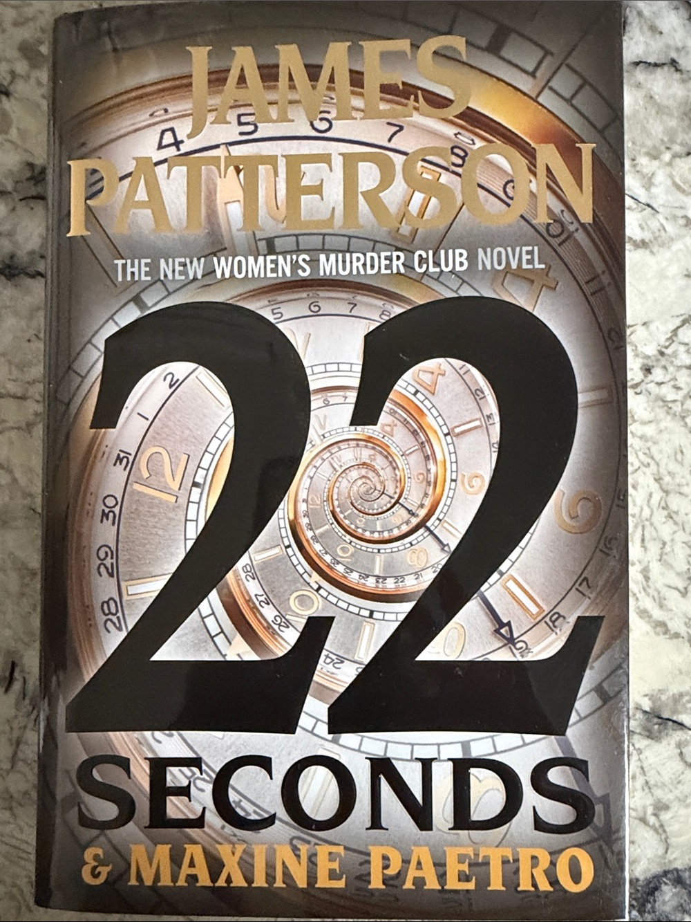 22 Seconds Hardcover Book by James Patterson